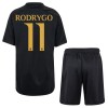 Maillot de Supporter Real Madrid Rodrygo 11 Troisième 2023-24 Pour Enfant